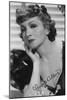 Claudette Colbert, American Actress, 20th Century-null-Mounted Photographic Print