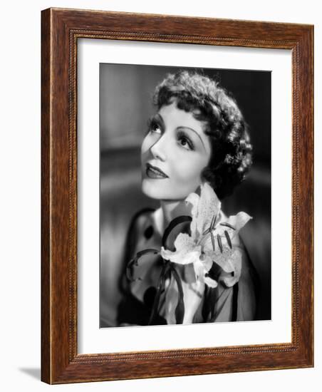 Claudette Colbert, c.1935-null-Framed Photo