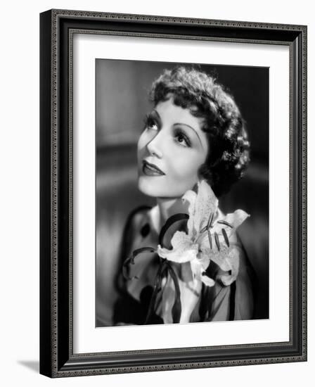 Claudette Colbert, c.1935-null-Framed Photo