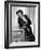 Claudette Colbert en, 1935 (b/w photo)-null-Framed Photo