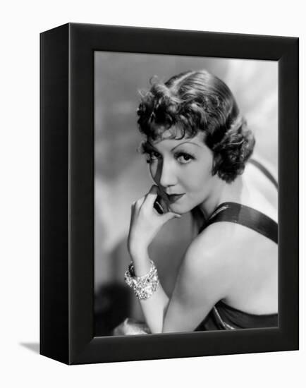 Claudette Colbert, March 22, 1935-null-Framed Stretched Canvas