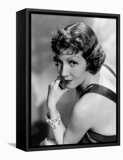 Claudette Colbert, March 22, 1935-null-Framed Stretched Canvas