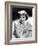 Claudette Colbert, Portrait, 1939, in Embroidered Cardigan-null-Framed Photo