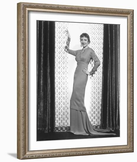 Claudette Colbert-null-Framed Photo