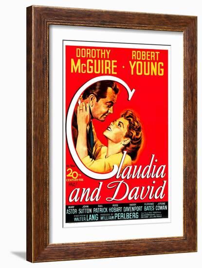 Claudia And David-null-Framed Art Print