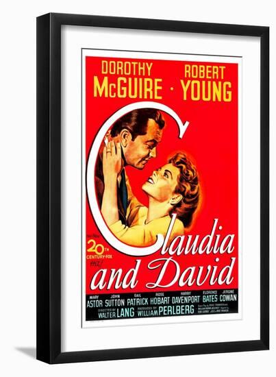 Claudia And David-null-Framed Art Print