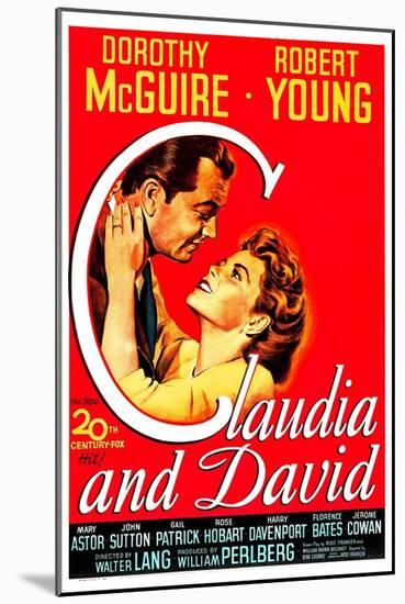 Claudia And David-null-Mounted Art Print