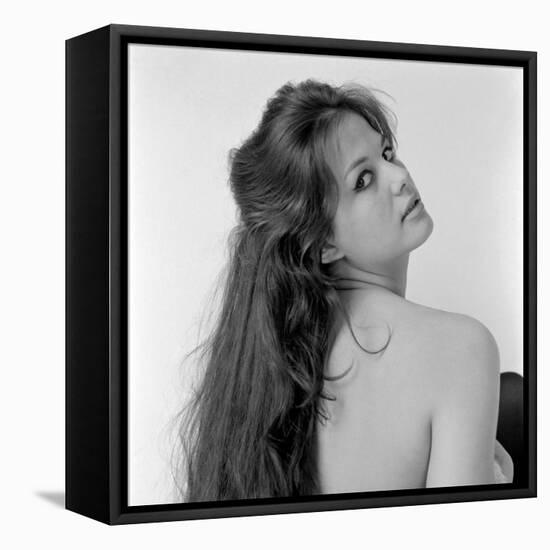 Claudia Cardinale IL BELL'ANTONIO / LE BEL ANTONIO, 1960 directed by MAURO BOLOGNIN (b/w photo)-null-Framed Stretched Canvas