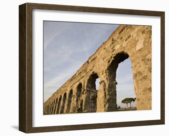 Claudian Aqueduct, the Appia Road, Rome, Lazio, Italy, Europe-Olivieri Oliviero-Framed Photographic Print