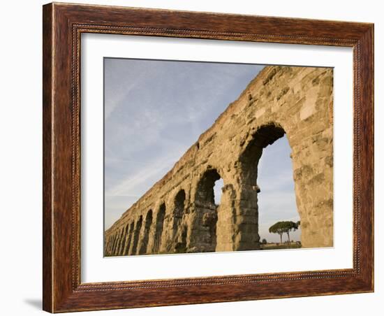 Claudian Aqueduct, the Appia Road, Rome, Lazio, Italy, Europe-Olivieri Oliviero-Framed Photographic Print