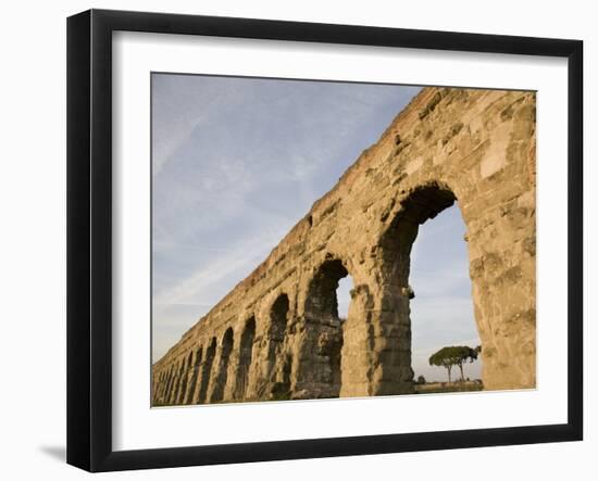 Claudian Aqueduct, the Appia Road, Rome, Lazio, Italy, Europe-Olivieri Oliviero-Framed Photographic Print