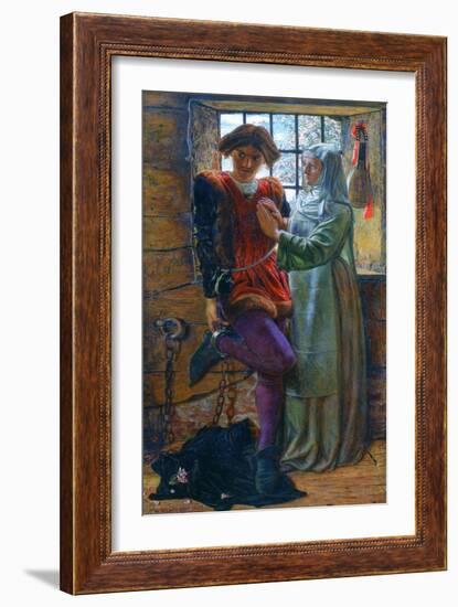 Claudio and Isabella, 1850-William Holman Hunt-Framed Giclee Print