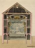 Cross Section of Theatre Stage, 1781-Claudio Linati-Mounted Giclee Print
