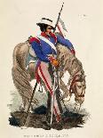 Uniform of Cavalry General Stationed in Mexico City-Claudio Linati-Giclee Print