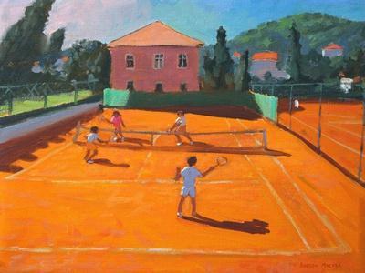 Clay Court Tennis, Lapad, Croatia, 2012' Giclee Print - Andrew Macara | Art .com
