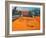 Clay Court Tennis, Lapad, Croatia, 2012-Andrew Macara-Framed Giclee Print