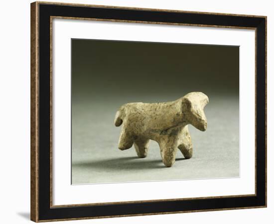 Clay Figurine of Animal, from Monte Venera, Province of Reggio Emilia, Italy-null-Framed Giclee Print