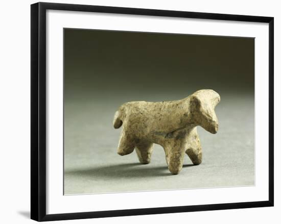 Clay Figurine of Animal, from Monte Venera, Province of Reggio Emilia, Italy-null-Framed Giclee Print