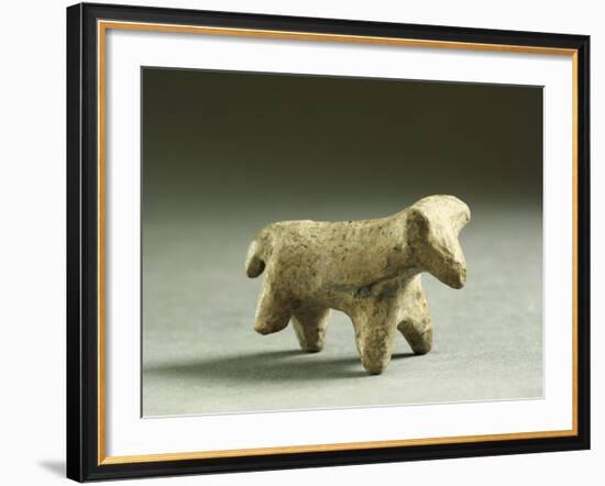 Clay Figurine of Animal, from Monte Venera, Province of Reggio Emilia, Italy-null-Framed Giclee Print