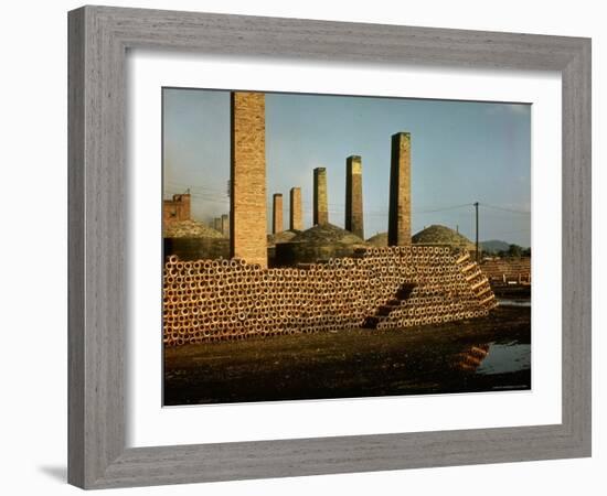 Clay Industry Portfolio 1/51-Walker Evans-Framed Photographic Print