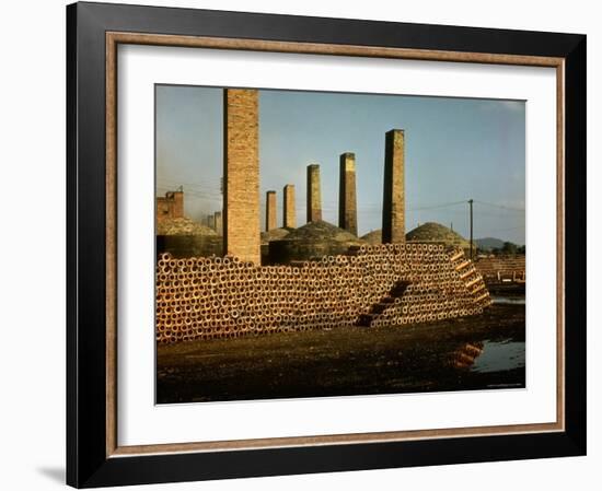 Clay Industry Portfolio 1/51-Walker Evans-Framed Photographic Print