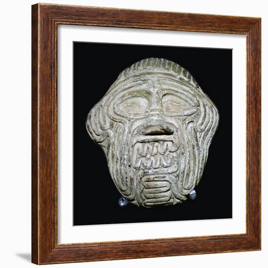 Clay mask of the demon Humbaba. Artist: Unknown-Unknown-Framed Giclee Print