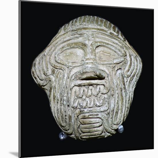 Clay mask of the demon Humbaba. Artist: Unknown-Unknown-Mounted Giclee Print