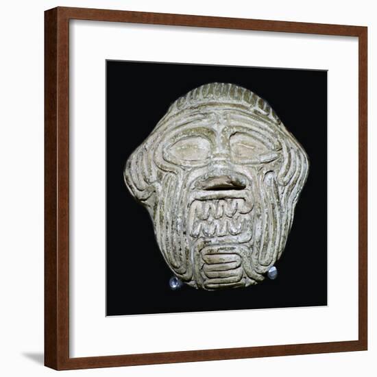 Clay mask of the demon Humbaba. Artist: Unknown-Unknown-Framed Giclee Print