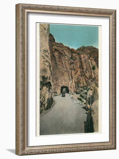 Claypool Tunnel, Globe, Arizona-null-Framed Art Print