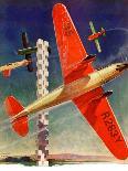 "Airshow," Saturday Evening Post Cover, September 4, 1937-Clayton Knight-Giclee Print