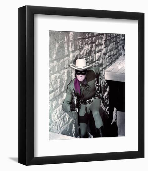 Clayton Moore - The Lone Ranger-null-Framed Photo