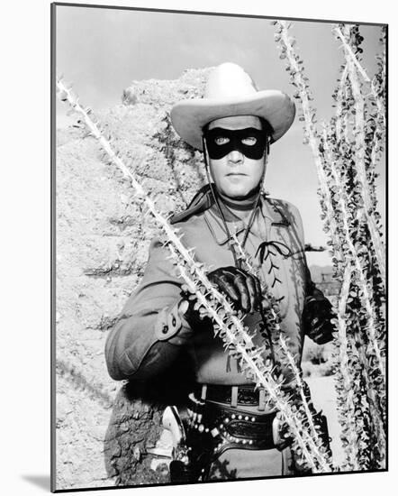 Clayton Moore - The Lone Ranger-null-Mounted Photo