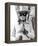 Clayton Moore - The Lone Ranger-null-Framed Stretched Canvas