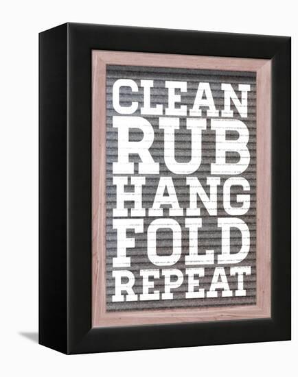 Clean and Repeat-Sd Graphics Studio-Framed Stretched Canvas