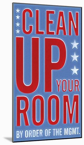 Clean Up Your Room-John Golden-Mounted Art Print