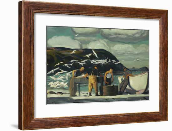 Cleaning Fish-George Wesley Bellows-Framed Premium Giclee Print