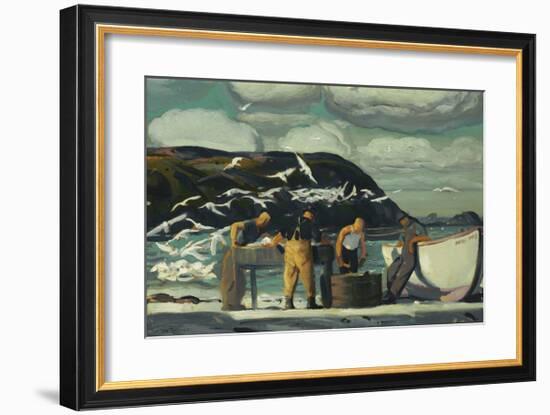 Cleaning Fish-George Wesley Bellows-Framed Premium Giclee Print