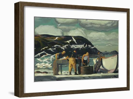 Cleaning Fish-George Wesley Bellows-Framed Premium Giclee Print