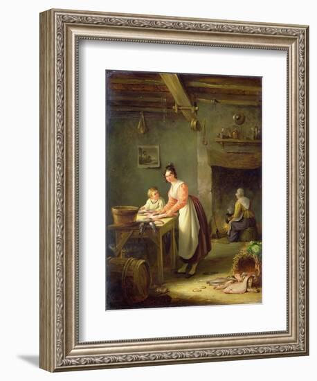 Cleaning the Fish-Nicholas Condy-Framed Giclee Print