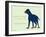 Cleanliness-Dog is Good-Framed Art Print