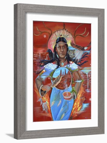 Cleansing Elements-Sue Clyne-Framed Giclee Print