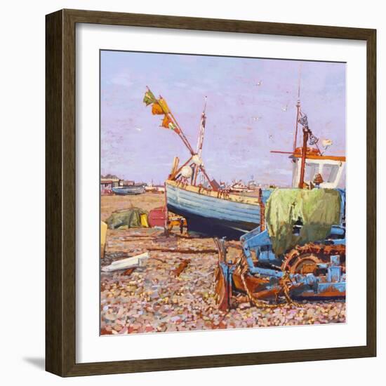 Clear Blue Day (Aldeburgh Beach) 2006-Martin Decent-Framed Giclee Print