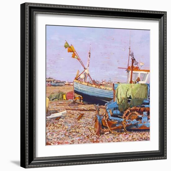 Clear Blue Day (Aldeburgh Beach) 2006-Martin Decent-Framed Giclee Print