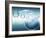 Clear Bubbles in Descending Size Rising from Water Ripples Surrounded by Clear Bubble-null-Framed Photographic Print