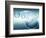 Clear Bubbles in Descending Size Rising from Water Ripples Surrounded by Clear Bubble-null-Framed Photographic Print