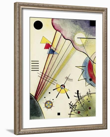 Clear Connection-Wassily Kandinsky-Framed Art Print