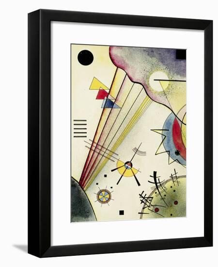 Clear Connection-Wassily Kandinsky-Framed Art Print