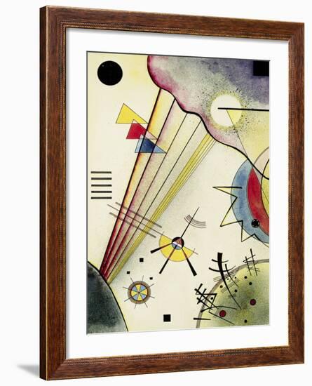 Clear Connection-Wassily Kandinsky-Framed Art Print