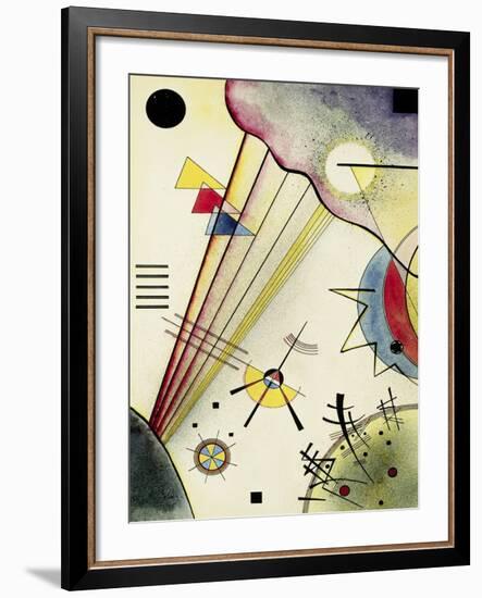 Clear Connection-Wassily Kandinsky-Framed Art Print