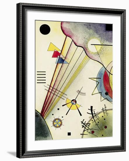 Clear Connection-Wassily Kandinsky-Framed Art Print